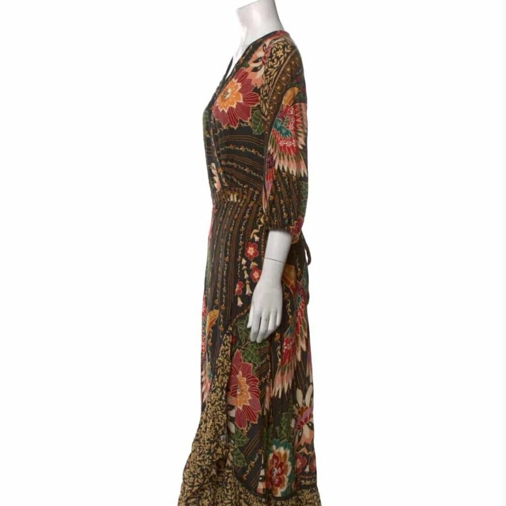 Farm Rio Printed Long Dress Size: S - Picture 7 of 8